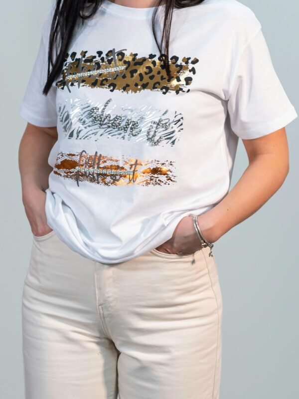 Μπλούζα Με Τύπωμα Λεοπάρ